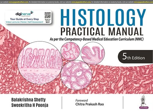 Balakrishna Shetty Histology Practical Manual 5th Edition 2023