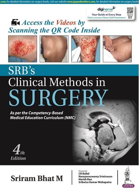 Sriram Bhat SRB'S Clinical Methods in Surgery 4th Edition 2023