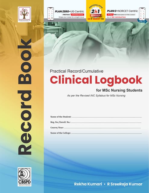 Rekha Kumari Practical Record/Cumulative Clinical Logbook for MSc Nursing Students 2023