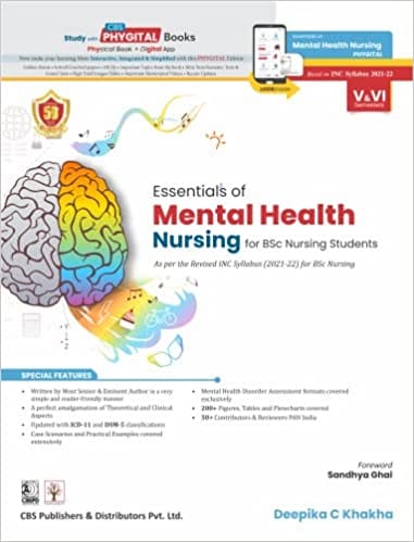 Essentials of Mental Health Nursing for BSc Nursing Students 1st Edition 2023 By Deepika C Khakha
