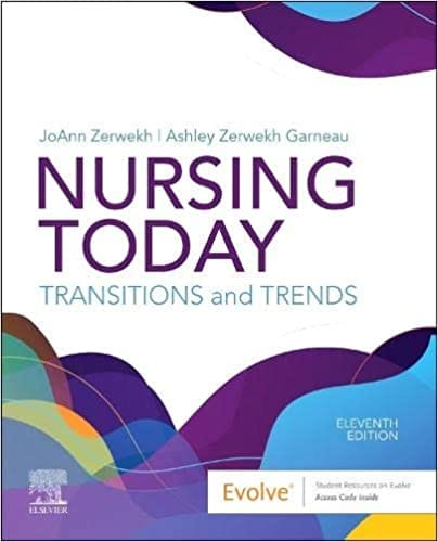 Nursing Today Transitions And Trends 11th Edition 2022 By Zerwekh J