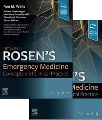 Rosen's Emergency Medicine: Concepts and Clinical Practice 10th Edition 2022 (2 Volume set)