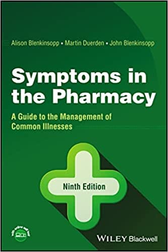 Symptoms in the Pharmacy 9th Edition 2022 by A Blenkinsopp