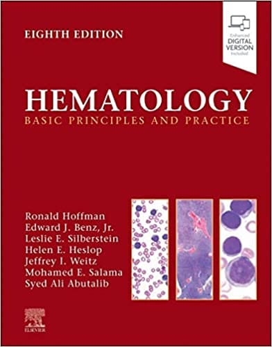 Hematology Basics Principles And Practice With Access Code 8th Edition 2023 By Hoffman R