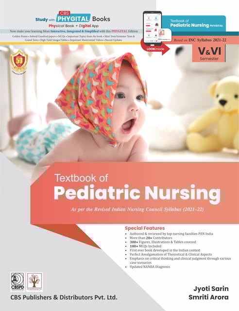 Textbook of Pediatric Nursing 1st Edition 2023 by Dr Jyoti Sarin and Dr Smriti Arora