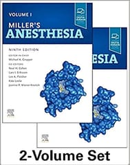 Miller's Anesthesia 2 Volume Set 9th Edition 2021 By Michael A Gropper