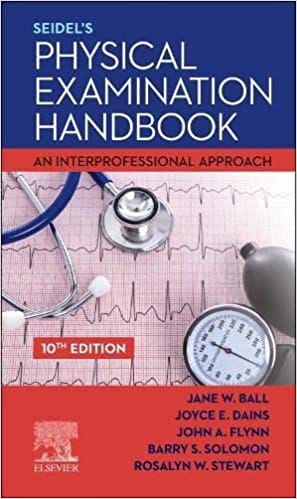 See this image Seidel's Physical Examination Handbook: An Interprofessional Approach 10th Edition 2022 by Barry S Solomon