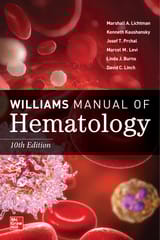 Williams Manual of Hematology 10th Edition 2022 By Marshall A. Lichtman
