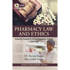 Pharmacy Law and Ethics 2023 By Dr. Seema Gupta