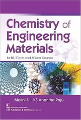 Chemistry Of Engineering Materials For Be Btech And Mtech Courses 2022 By Malini S