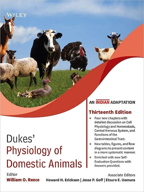 Dukes Physiology Of Domestic Animals An Indian Adaptation 13th Edition 2022 By Reece W O