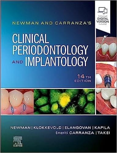 Newman and Carranza's Clinical Periodontology and Implantology 14th Edition 2023 By Michael G Newman