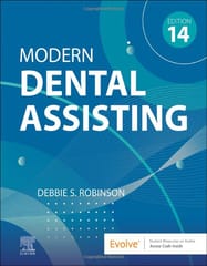 Modern Dental Assisting 14th Edition 2023 By Debbie S Robinson