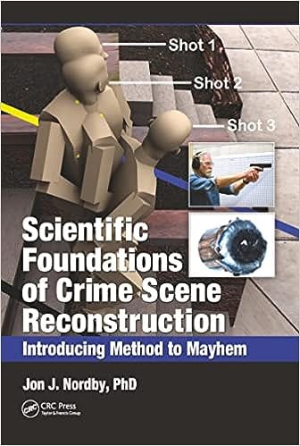 Scientific Foundations Of Crime Scene Reconstruction Introducing Method To Mayhem 2020 By Nordby JJ