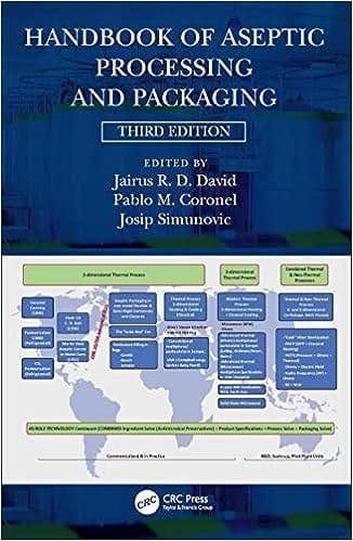 Handbook of Aseptic Processing and Packaging 3rd Edition 2023 By Jairus RD David