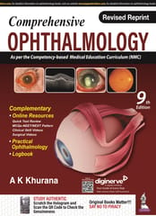 Comprehensive Ophthalmology With Ophthalmology Logbook Plus Practical Ophthalmology 9th Revised Edition 2023 By AK Khurana
