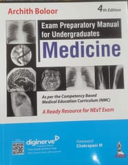 Exam Preparatory Manual for Undergraduates Medicine 4th Edition 2023 by Archith Boloor