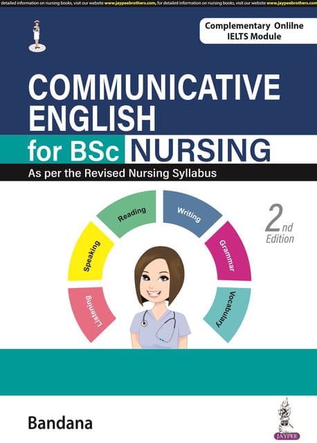 Communicative English For Bsc Nursing As Per The Revised Nursing Syllabus 2nd Edition 2024 By Bandana