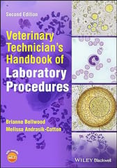 Veterinary Technicians Handbook Of Laboratory Procedures 2nd Edition 2022 By Bellwood P