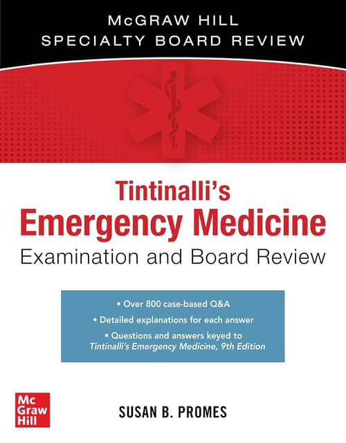 Tintinalli Emergency Medicine Examination and Board Review 3rd Edition 2023 By Susan Promes