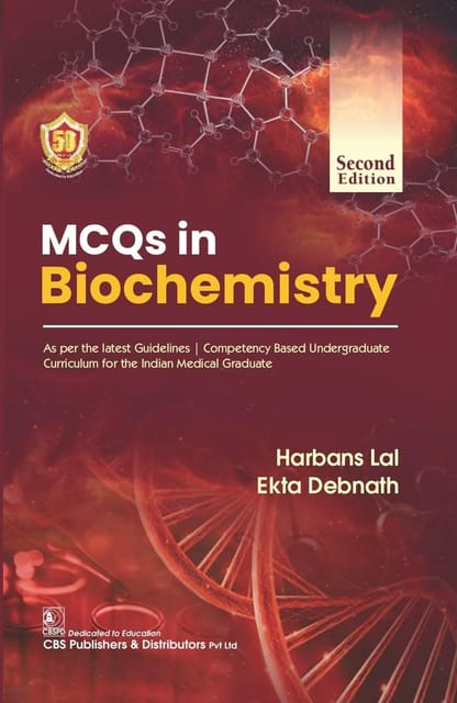 MCQs in Biochemistry 2nd Edition 2023 By Harbans Lal