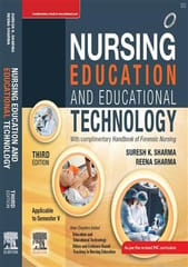 Nursing Education & Educational Technology 3rd Edition 2023 with Complimentary HB of Forensic Nursing 1st Edition by Suresh Sharma