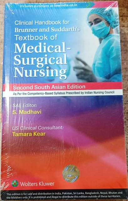 Clinical Handbook for Brunner and Suddarth’s Textbook of Medical Surgical Nursing 2nd South Asia Edition 2023 By Madhavi
