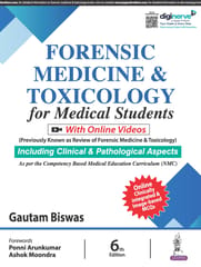 Forensic Medicine & Toxicology for Medical Students 6th Edition 2024 By Gautam Biswas