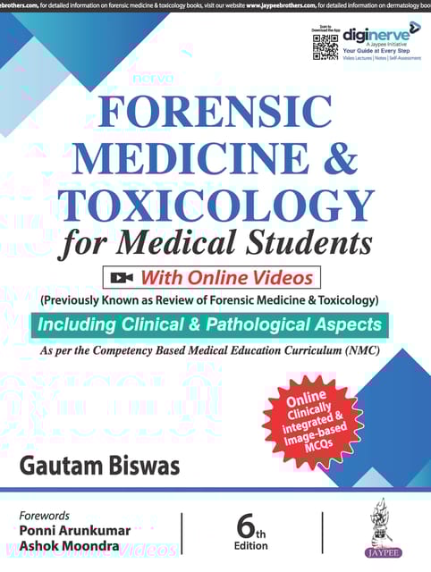 Forensic Medicine & Toxicology for Medical Students 6th Edition 2024 By Gautam Biswas
