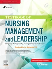 Textbook of Nursing Management and Leadership 4th Edition 2023 by I Clement