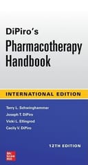 DiPiros Pharmacotherapy Handbook 12th International Edition 2023 By Terry L Schwinghammer