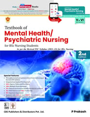 Textbook of Mental Health/Psychiatric Nursing for BSc Nursing Students 2nd Edition 2024 By Dr P Prakash
