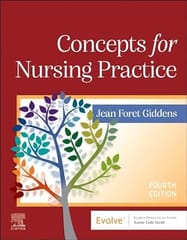 Concepts for Nursing Practice with eBook Access on VitalSource 4th Edition 2024 By Jean Foret Giddens