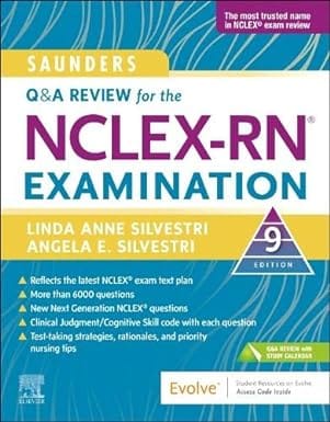 Saunders Q & A Review for the NCLEX-RN® Examination 9th Edition 2023 By Linda Anne Silvestri