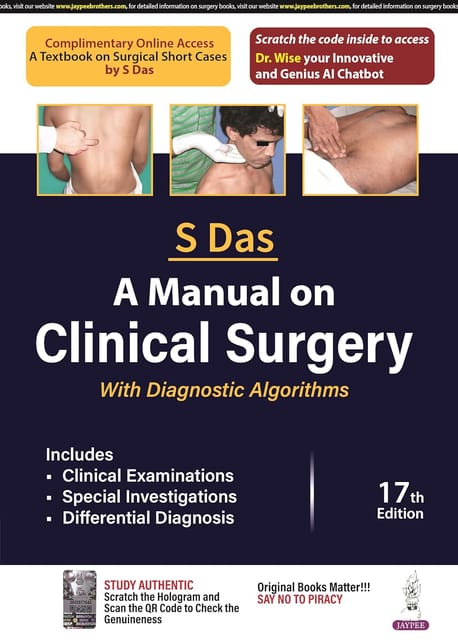 A Manual on Clinical Surgery 17th Edition 2024 by S Das
