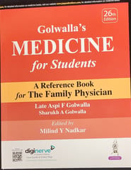 Golwallas Medicine for Students 26th Edition 2024 By Golwalla