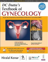 DC Dutta's Textbook of Gynecology 9th edition 2024
