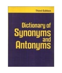 Dictionary of Synonyms and Antonyms 2018 By Oxford & IBH
