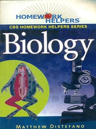 CBS Homework Helpers Series : Biology 2005 By Distefano Mathew