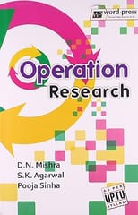 Operation Research 2009 By Mishra