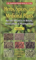 Herbs, Spices, & Medicinal Plants (in 4 vols ) Vol 1 (Recent Advances in Botany, Horticulture & Pharmacology) 2002 By Craker / Simon