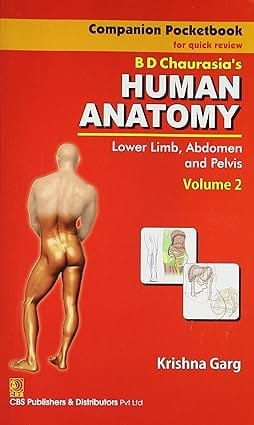 Companion Pocketbook for Quick Review B D Chaurasia's Human Anatomy: Lower Limb, Abdomen & Pelvis, Vol 2 2013 By Chaurasia B D