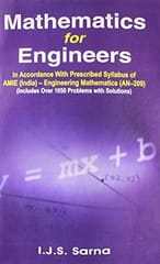 Mathematics for Engineers 2011 By Sarna I J S