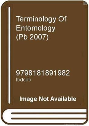 Terminology of Entomology 2007 By Kumar Ranjeet