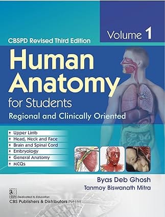 Human Anatomy For Students Regional And Clinically Oriented Cbspd Revised 3rd Edition d Vol 1 (Pb 2024) 2024 By Byas Deb Ghosh