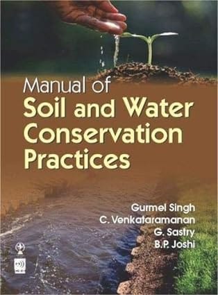 Manual of Soil & Water Conservation Practices 2023 By Gurmel Singh