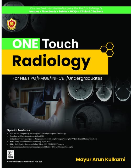 ONE Touch Radiology For NEET PG/FMGE/INI-CET/Undergraduates by Dr Mayur Arun Kulkarni