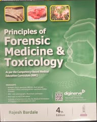Principles of Forensic Medicine & Toxicology 4th Edition 2024 By Rajesh Bardale