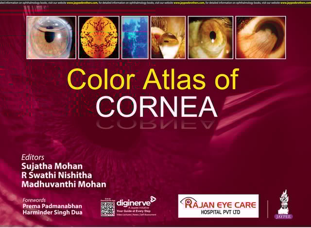 Color Atlas of Cornea 1st Edition 2024 By Sujatha Mohan