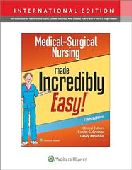 Medical Surgical Nursing Made Incredibly Easy! 5th Edition 2023 By Keelin Cromar